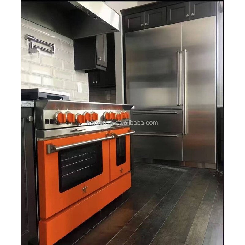 Oven Range Stove Manufacturer - Custom Mad-Model 4 Gas 2 Electric Large Capacity Built-in for Household