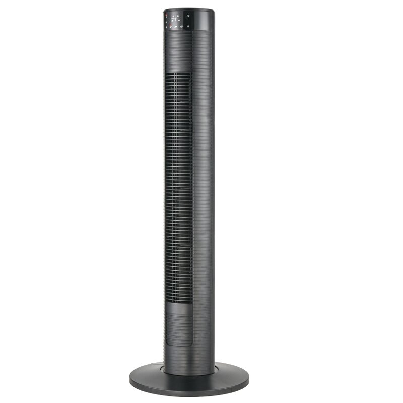 Tower Fan Manufacturer - 32-Inch 2000W Electric Stand Remote 2-in-1 Cold Warm Fan Heater for Outdoor Use