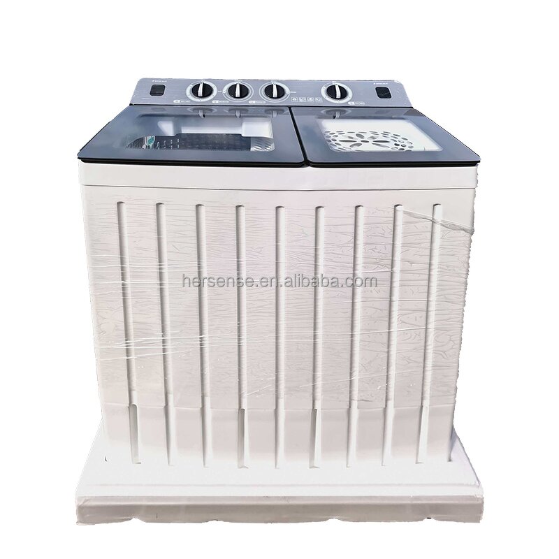 Washing Machine Manufacturer - Large Capacity 15kg Semi-Automatic Twin Tub White