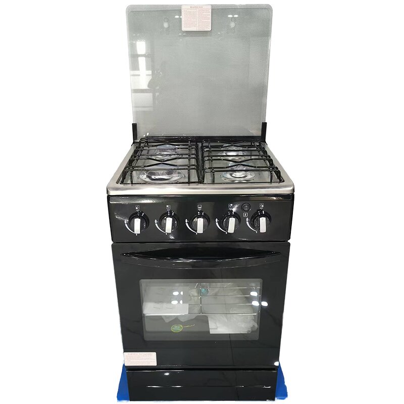 Gas Stove Manufacturer - 4 Burner with Oven for Outdoor RV Use Stainless Steel Freestanding Kitchen