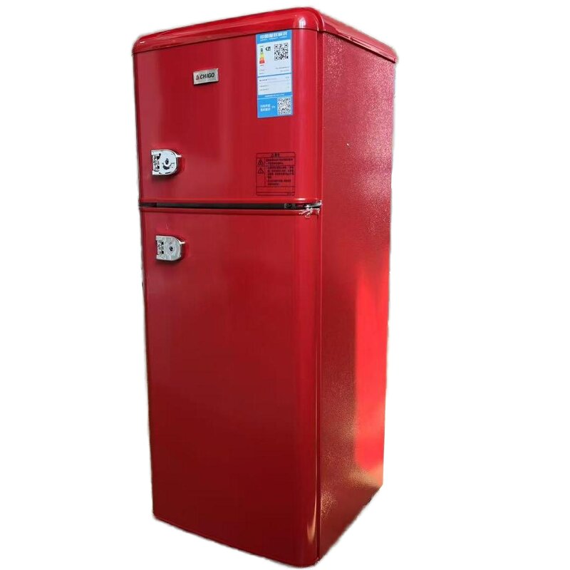 Refrigerator Manufacturer - Hot Selling 82L Retro Style Small Top Freezing and Bottom Refrigeration for Household Use