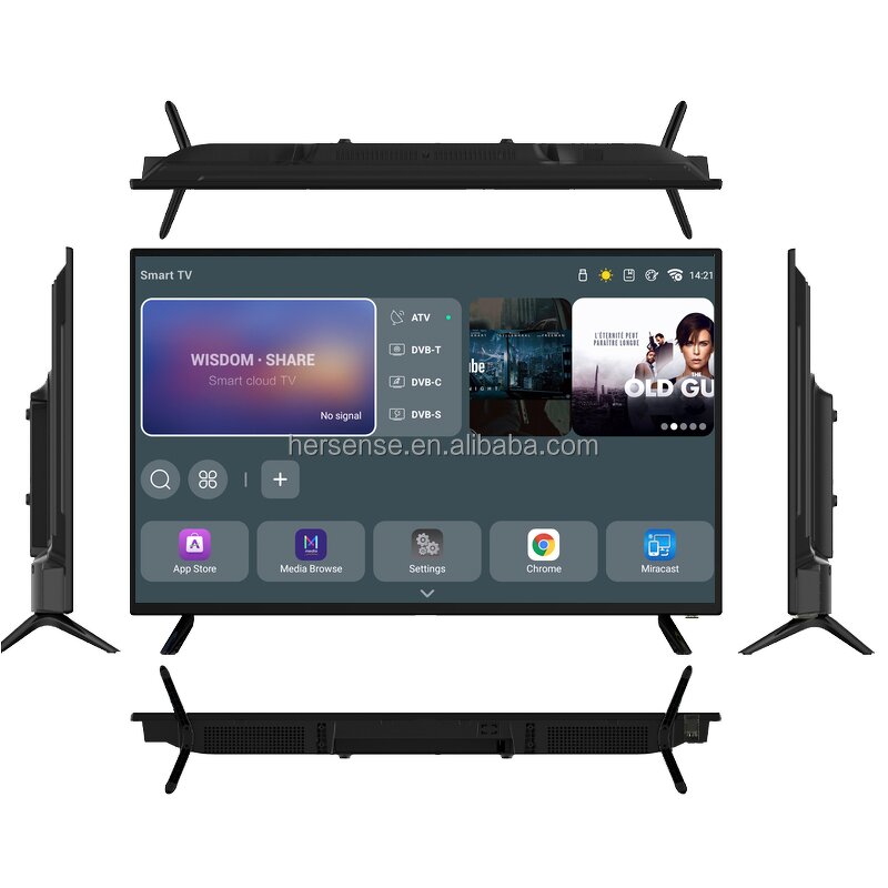 Smart TV Manufacturer - 4K Android Flat Screen OLED QLED 43 50 55 65 75 85 Inch High-Definition Ultra-Thin Edge Bright in Color