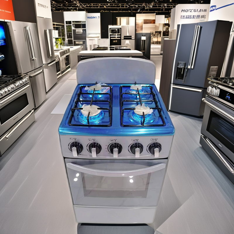 Oven Manufacturer - Factory Direct Multifunctional 4 Gas Range Upright Installation-Free Manual for Household Wholesale Price