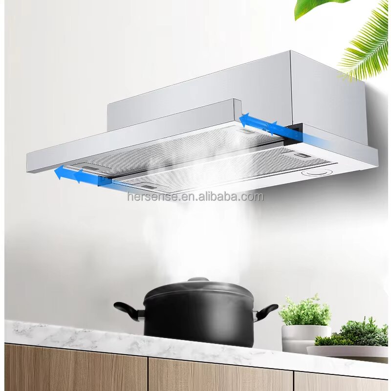 Chimney Manufacturer - European Style for Kitchen Auto Clean Campana Extractora 30"-36" for Apartments Slide Extractor