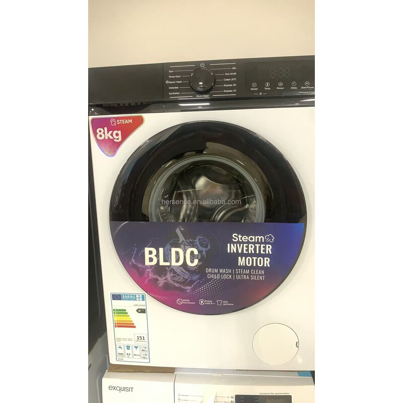 Washer and Dryer Machine Manufacturer - OEM Wholesale 12/7kg All-in-One Electric Stainless Steel with LED Display