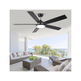Ceiling Fan Manufacturer - Ghana 60 Inch BLDC with Lamp Remote Control 5 Blades Ceiling Fan Lights