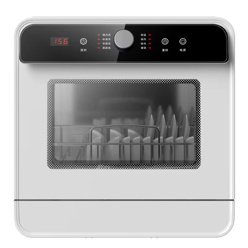 Dishwasher Manufacturer - EU 220v Mini for Apartment 4 Sets Desktop Build-in Multi Function Touch Screen