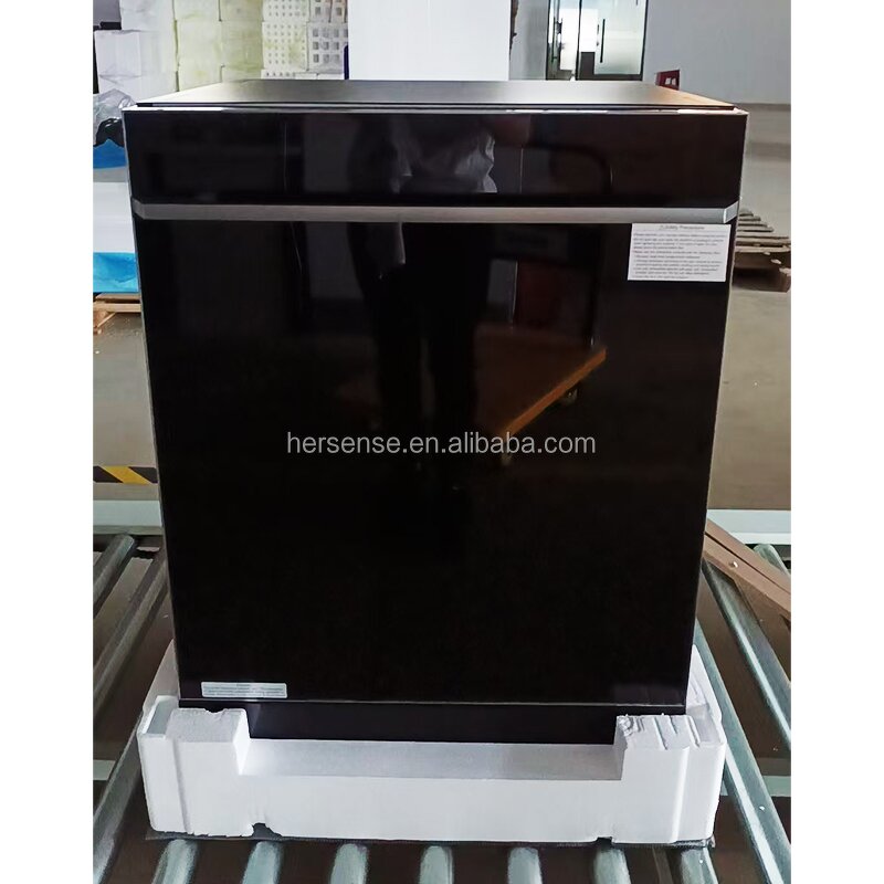 Dishwasher Manufacturer - Black Stainless Steel 18 Sets Load Wash and Dry for Home Dish Washer