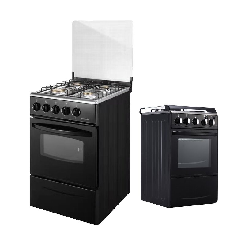 Gas Stove Manufacturer - 4 Burner with Oven for Outdoor RV Use Stainless Steel Freestanding Kitchen