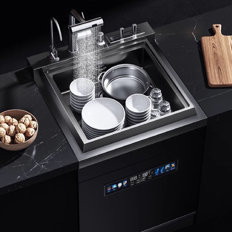 Kitchen Sink with Dishwasher Manufacturer - 2025 for Smart Home Automatic Ultra Dish Washing Machine Lavaplatos Small 0.6m