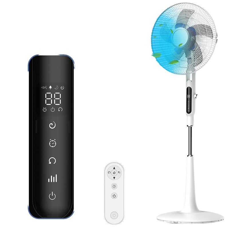 Ultrasonic Humidifier Fan Manufacturer - Wholesales Remote Control 16 Inch Air Spray Cooling Water Mist Stand Black Home