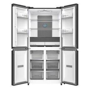 Refrigeration Equipment Manufacturer - Y 610L Stainless Steel Home Commercial Smart Freezers with Side-by-Side Display