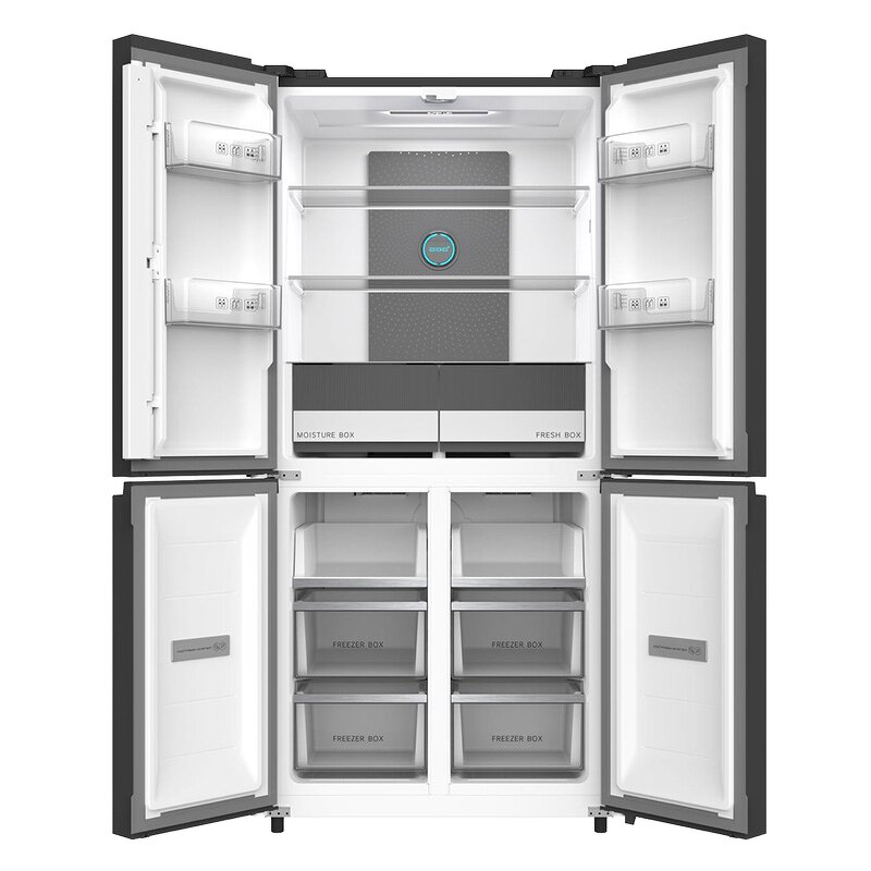 Refrigeration Equipment Manufacturer - Y 610L Stainless Steel Home Commercial Smart Freezers with Side-by-Side Display