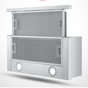Kitchen Hood Manufacturer - 900CFM High Power Commercial Stainless Steel with Heat Auto-Clean System Slim Concealed