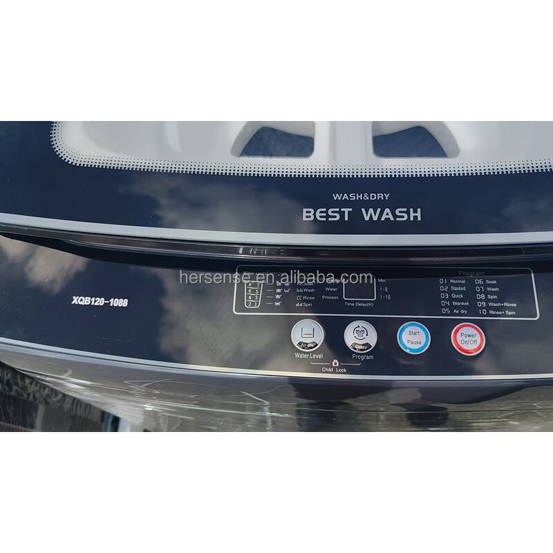 Washing Machine Manufacturer - 12kg Automatic Top Load Portable Auto Electric English Operated for Home