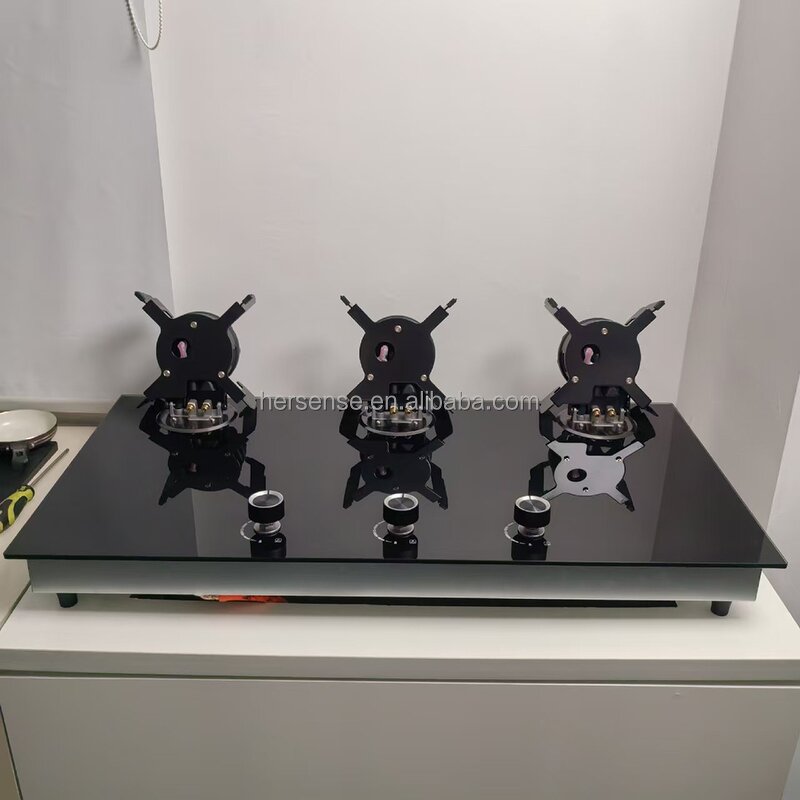 Gas Stove Manufacturer - High-quality 2/3 Burner with Control Panel Suitable for Household Use Quick Heating High Safety