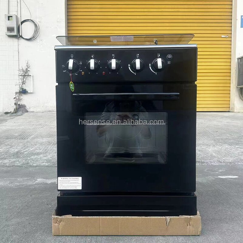 Gas Oven Manufacturer - Vertical Four Burner with Integrated Baking Stove Multifunctional Stainless Steel Professional Built in