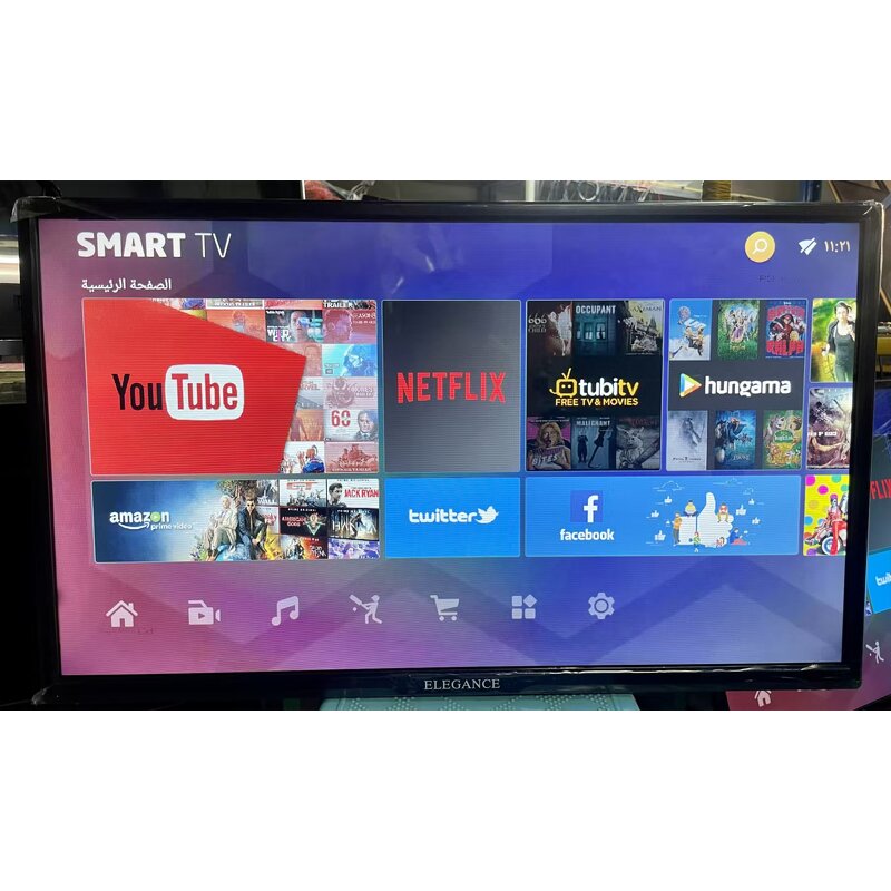 Smart TV Manufacturer - Africa 24 32 40 43 50 55 65 Inch LED with Android WiFi Language Adjustable