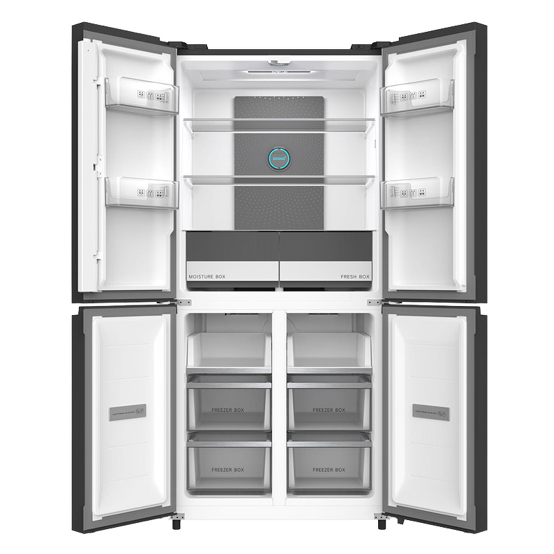 Refrigeration Equipment Manufacturer - Y 610L Stainless Steel Home Commercial Smart Freezers with Side-by-Side Display