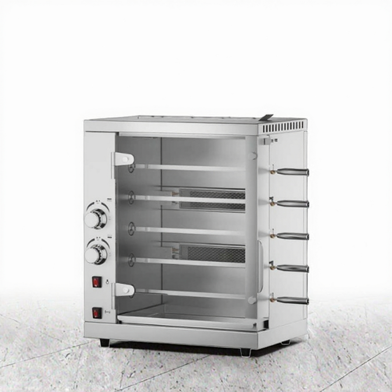 Rotisserie Oven Manufacturer - 2025 Stainless Steel Gas Chicken Roasting 3/5/7 Rods with Rotating Grill for Hotels