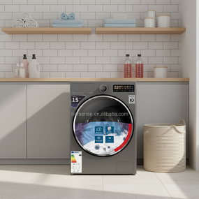 Washer Dryer Combo Manufacturer - LG15PW Front Load 15KG Smart DD Inverter Motor with Steam Hygiene Auto Door for Home Hotel