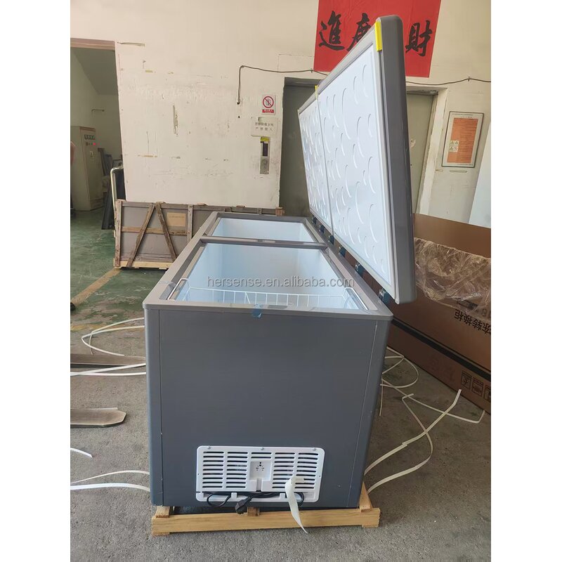 Chest Freezer Manufacturer - 818 Top Freezer High Capacity Intelligent Dual Door System Space Saving Design for Households