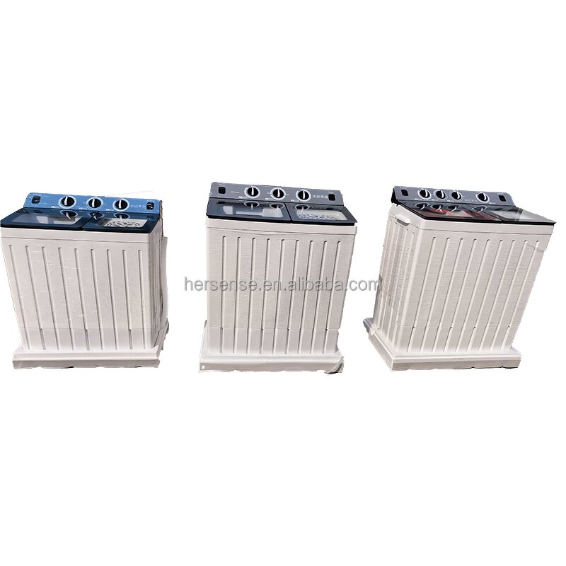 Washing Machine Manufacturer - Large Capacity 15kg Semi-Automatic Twin Tub White