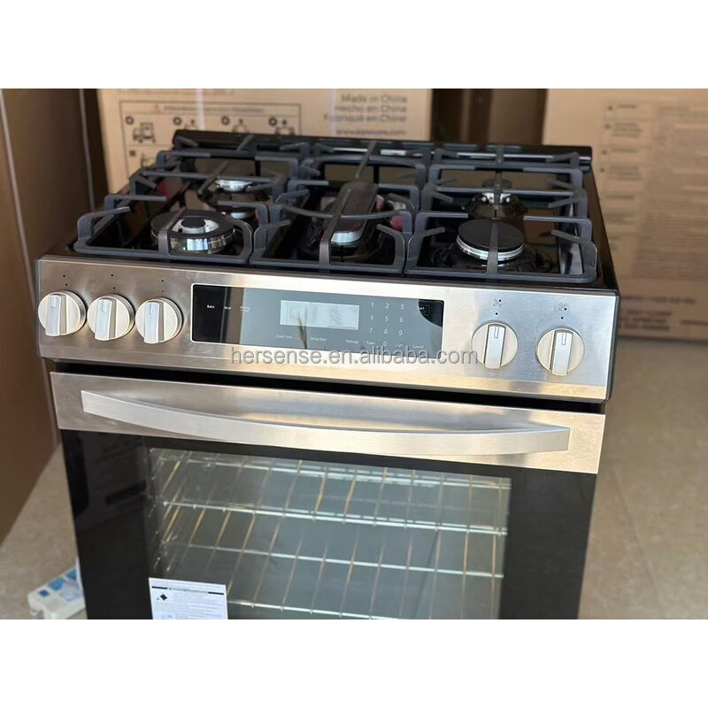 Electric Range Manufacturer - Touch Controls Oven 30 In. Professional with Tilt Panel Self-Cleaning 240V in Stainless Steel