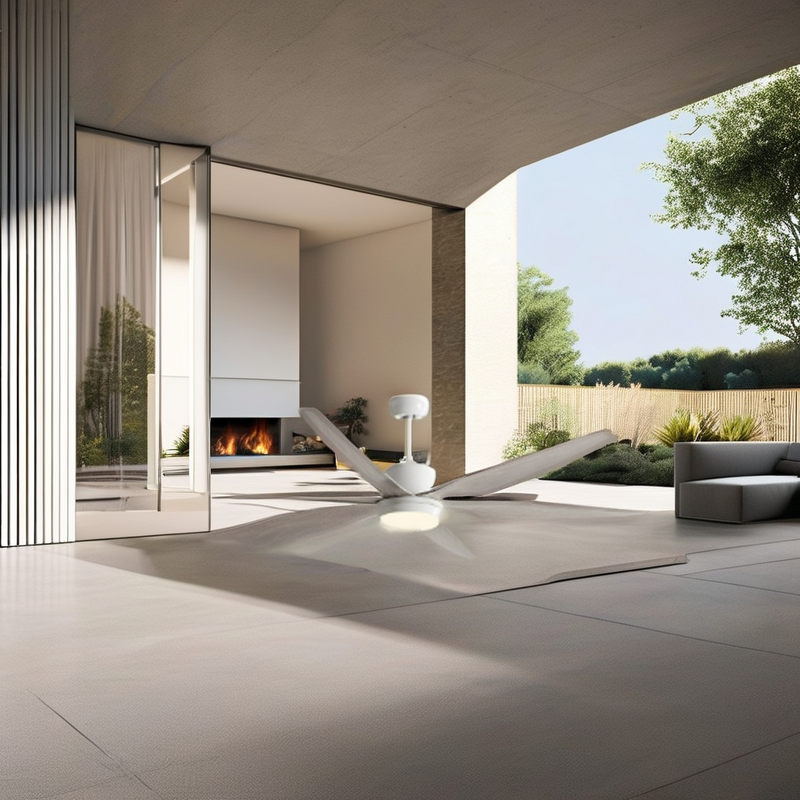 Ceiling Fan Manufacturer - Factory Direct AC Motor with Light Easy Setup Remote Control for Outdoor Hotels Households US Plug