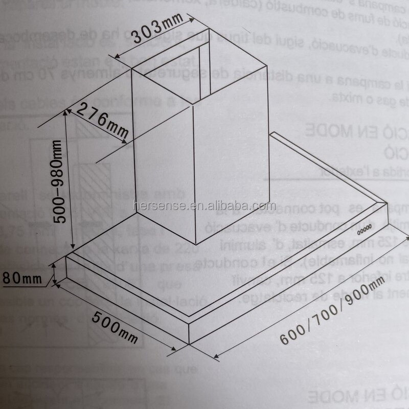 Range Hood Manufacturer - Africa Ghana Stainless Steel Wall 60 90cm Slim Design Wall Mounted Extractor 220v