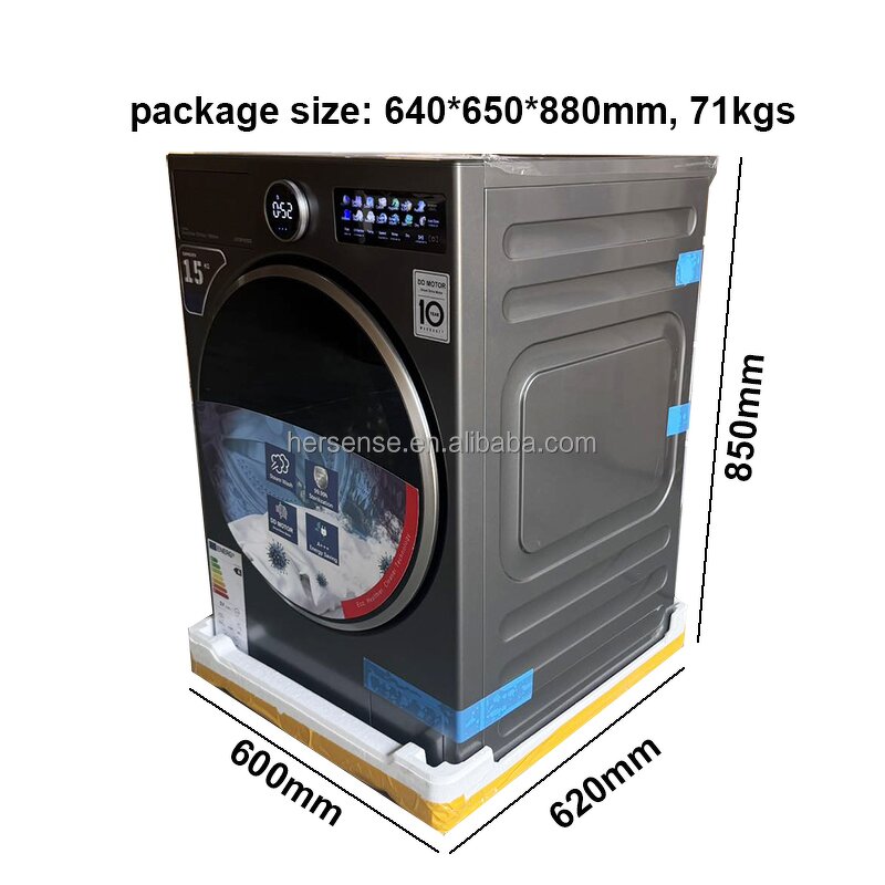 Washer Dryer Combo Manufacturer - LG15PW Front Load 15KG Smart DD Inverter Motor with Steam Hygiene Auto Door for Home Hotel