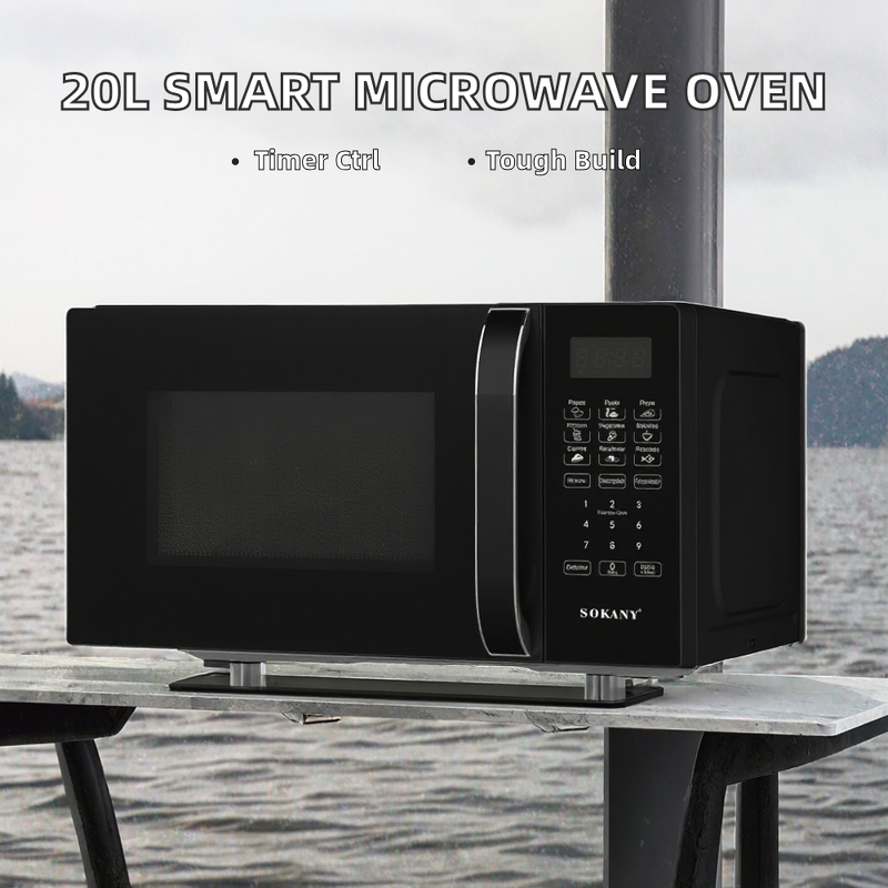 Pizza Baking Oven Manufacturer - 20L Mini Home Cooking Electric Multifunction Smart Time Function Control Microwave for Household