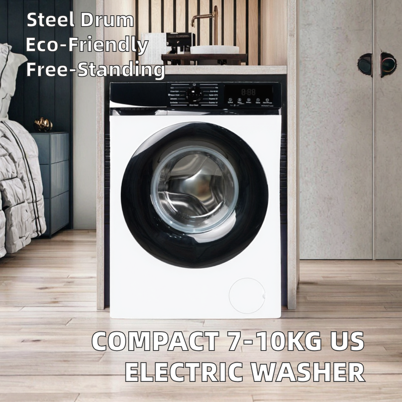 Washer/Dryer Manufacturer - Compact 8.0kg Electric Stainless Steel Drum Single-Tub All-in-One Energy-Efficient Grade 1 US