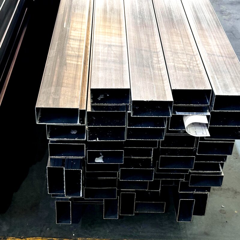 Stainless Steel Welded Pipe Manufacturer - SUS 304 304L 316 316L 201 409L 430 Brushed Square Rectangle Tubing