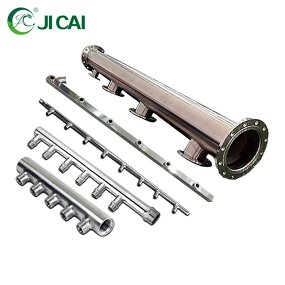 Stainless Steel Manifold Water Separator - Customized 4-Way 304/316L Round Thread for Heating System