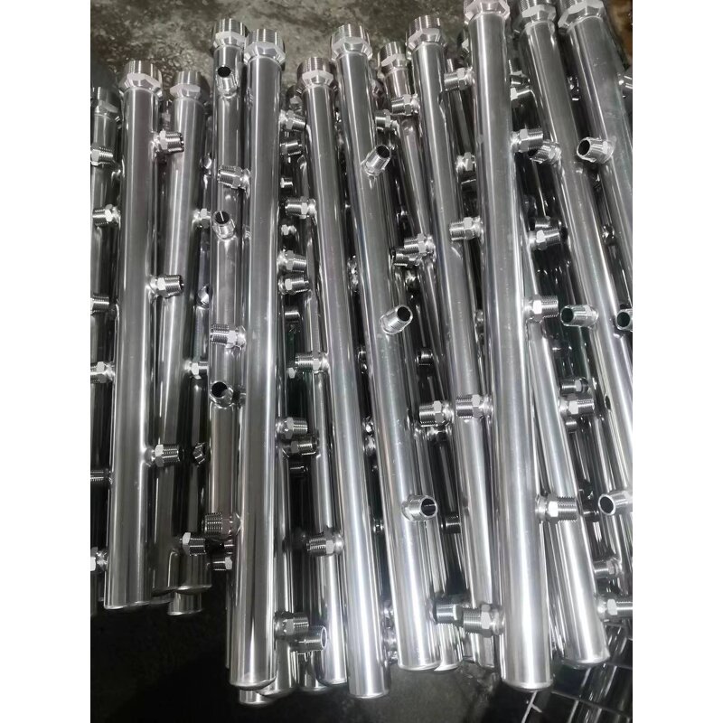 Stainless Steel Tri Clamp Manifold Manufacturer - Customized 304/316L Mirror Polished for Sanitary Pharmaceutical