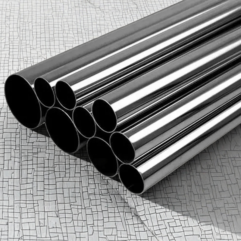 Stainless Steel Round Tube Manufacturer - Golden Color 304/304L/316/316L Mirror Finish for Decorative Rail