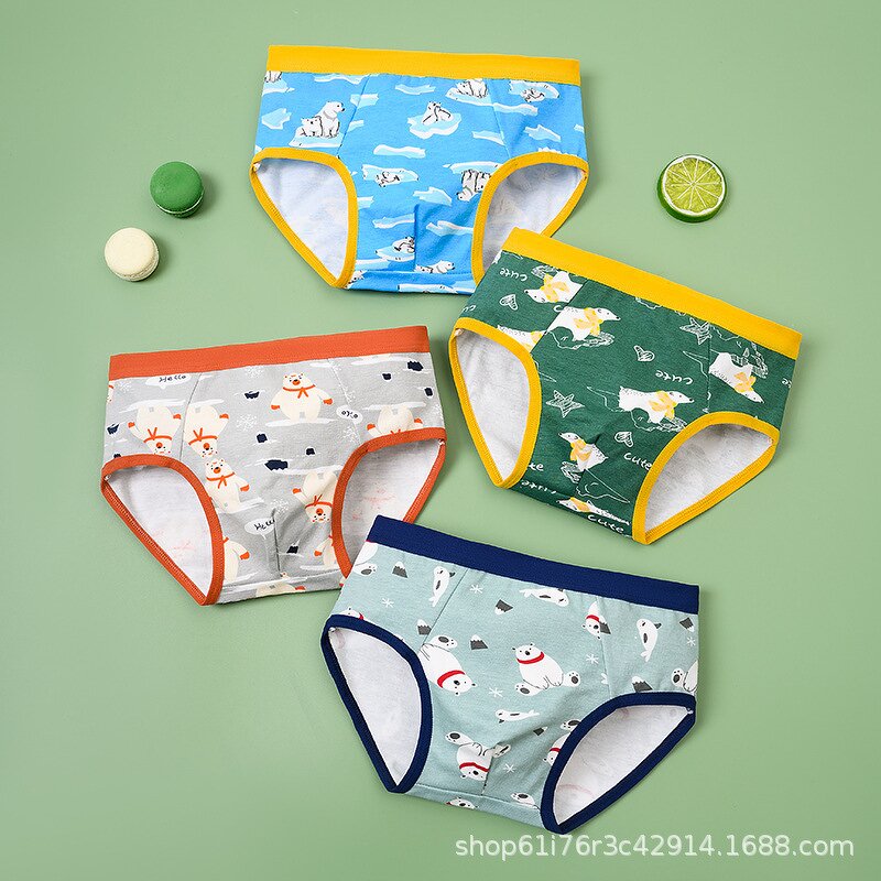 Boys Underwear Manufacturer - 2025 New Style Triangle Briefs Cotton Teenager