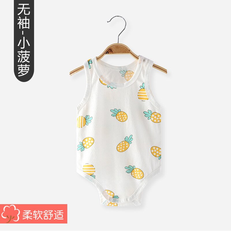 Baby Fart Clothes Manufacturer - Summer New Thin New Child Sleeveless Habits Triangular Climbing Body Go Out