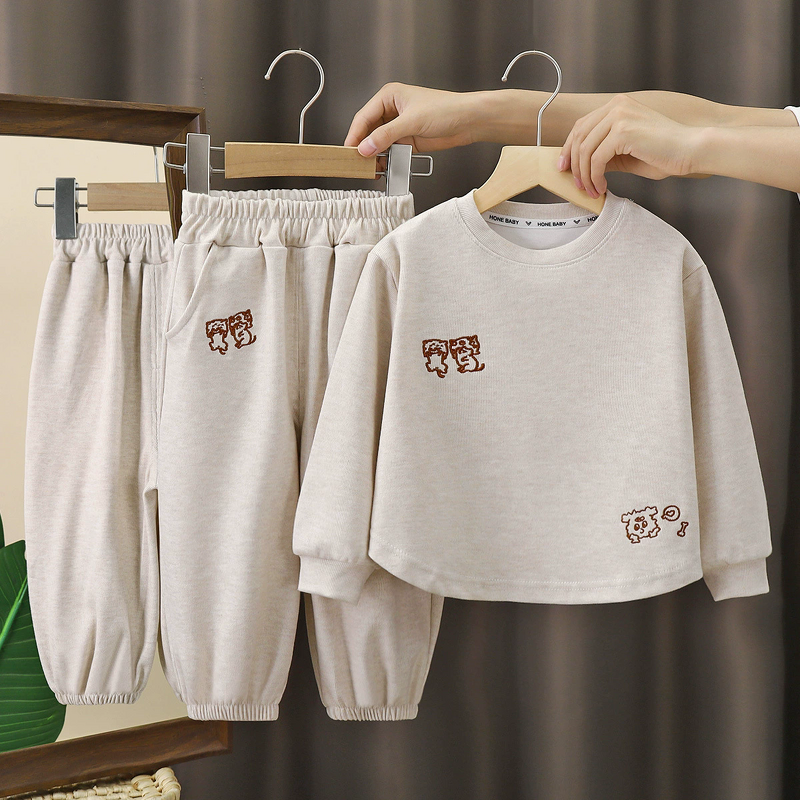 Children's Suits Manufacturer - Autumn New Girls Outerwear Autumn Style Net Celebrity Stylish Sports Leisure 2-piece & OEM