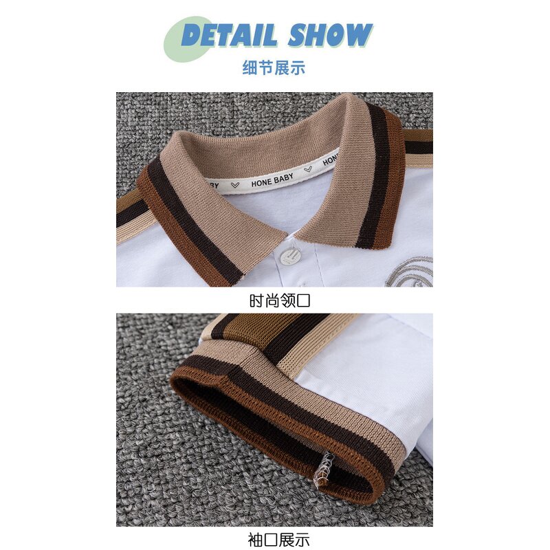 Children's Clothing Set Manufacturer - New 2023 Fashion Baby Two Sets Short-sleeved Embroidery Letters Short Sleeve