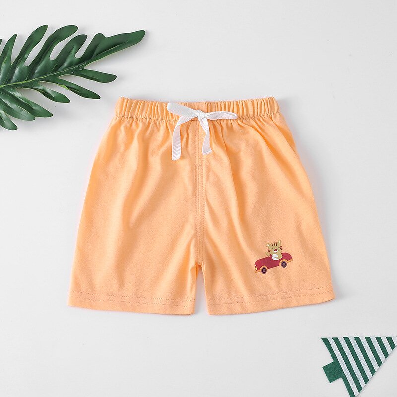 Summer Shorts Manufacturer - Korean All Cotton Boys Girls Young Children Open Crotch Casual Pants