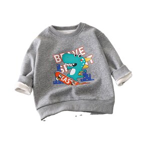Children's Sweatshirts Manufacturer - Autumn Winter Thickened Fleece for Middle Large Children Cartoon Single-piece