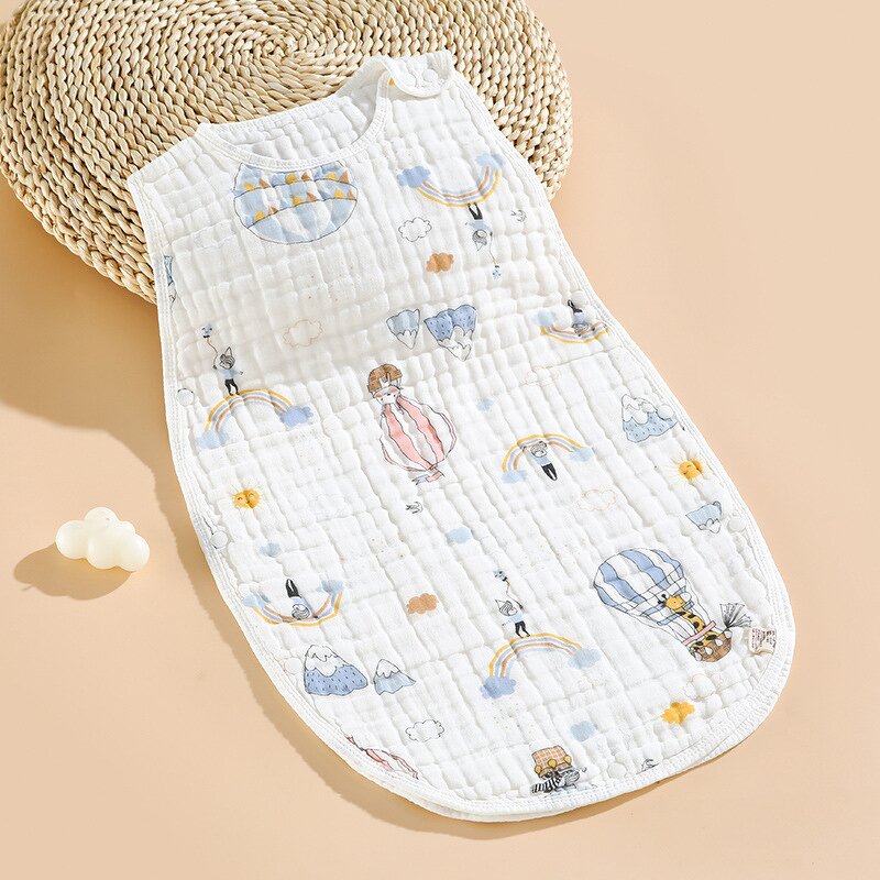 Newborn Sleeping Bag Manufacturer - Cotton Six-layer One-piece Anti-vest Children's Sleeping Bag