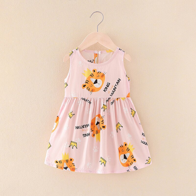 Girls Summer Dress Manufacturer - 2023 Hot-selling New Suspender Vest Female Baby Cotton Floral Floral