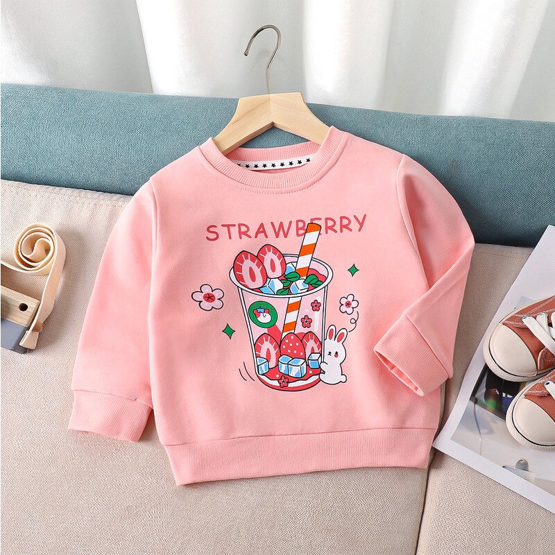 Children's Sweatshirts Manufacturer - Autumn Winter Thickened Fleece for Middle Large Children Cartoon Single-piece