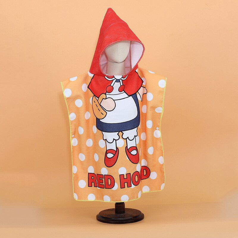 Children's Bath Towel Manufacturer - 2024 Spring New Cartoon Printing Comfortable Cape Cloak Cheap