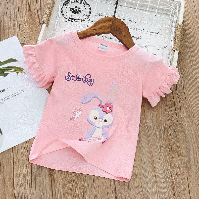 Children's T-shirt Manufacturer - Baby Half Sleeve 2025 New Summer Short Sleeve Cotton for Girls