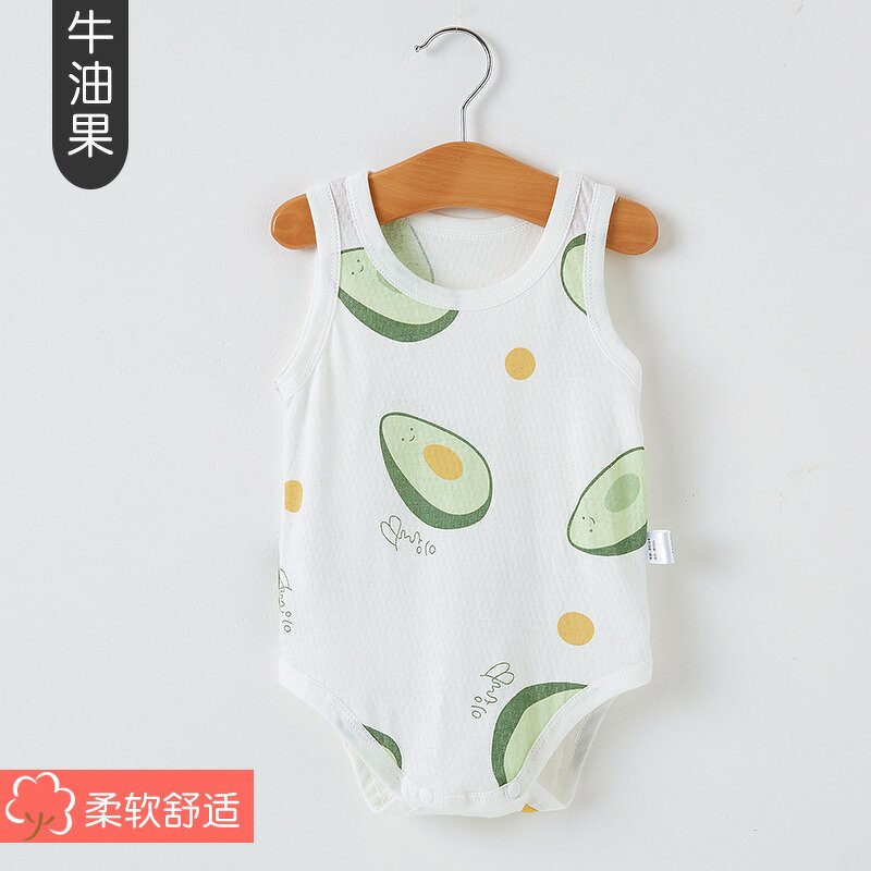 Baby Fart Clothes Manufacturer - Summer New Thin New Child Sleeveless Habits Triangular Climbing Body Go Out