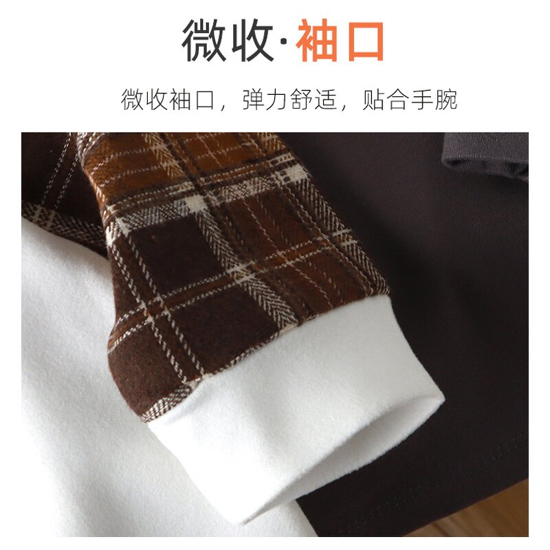 Children's Sweatshirt Manufacturer - 2025 New Stitching Trendy Single Spring Autumn Boys Outerwear Sports Loose Korean